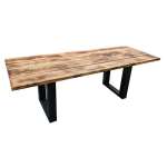 Holzbohlen-Tisch mieten Holzbohlen-Tisch mieten